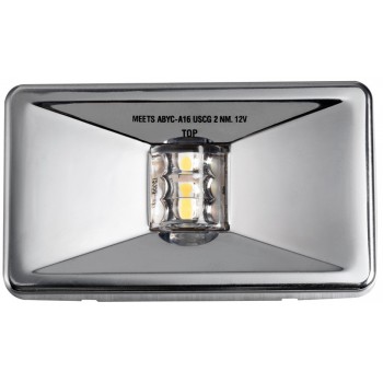 Fanale rettangolare Mouse Stern corpo inox 